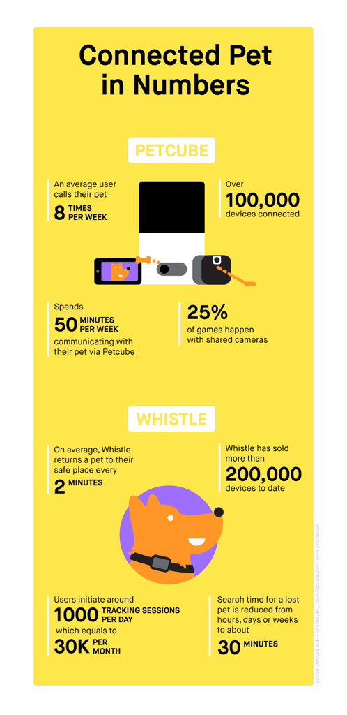 Connected Pet in Numbers Infographic